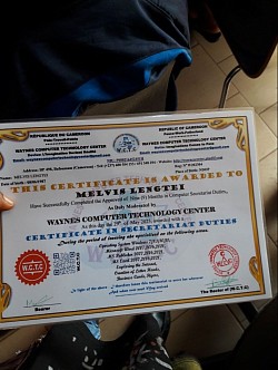 Awarded Certificate