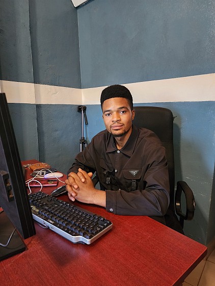 The Rector of W.C.T.C Vocational Training Center. Bruno Mbewanyui